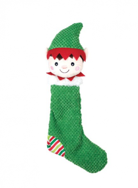 Chadog® Quietschender Weihnachts-Socken-Plüsch-Wichtel - 45 cm