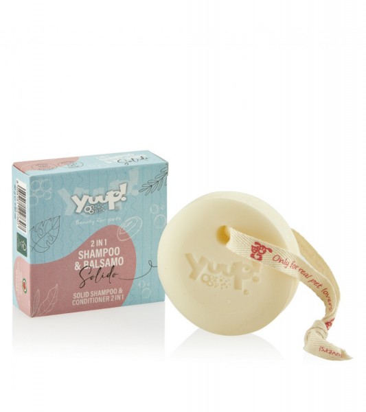 Yuup!® Festes Hundeshampoo: 2-in-1 Shampoo &amp; Conditioner // Shampoo-Bar