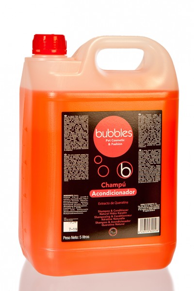Bubbles® Konditionierendes 2-in-1 Hundeshampoo mit Hydro-Keratin