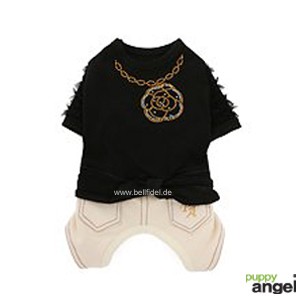 Puppy Angel® &quot;Tender Casual&quot; Hundeoverall (schwarz)