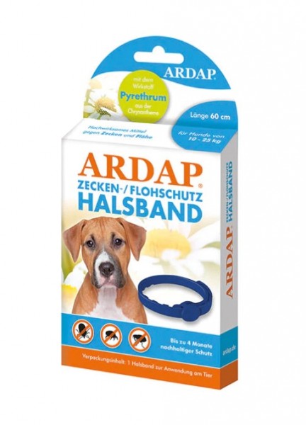 ARDAP® Zecken- und Flohhalsband für Hunde