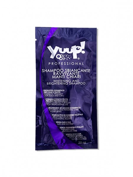 Yuup!® Farbpflege-Hundeshampoo für weißes Fell - Probesachet