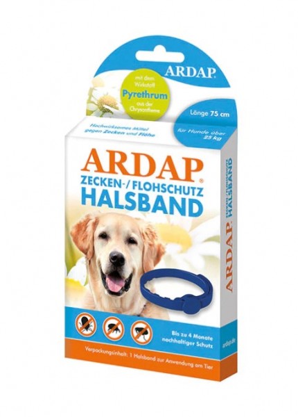 ARDAP® Zecken- und Flohhalsband für Hunde