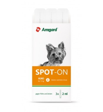 Amigard® Spot-On Pipette gegen Flöhe und Zecken für kleine Hunde bis 15 kg