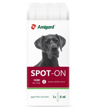 Amigard® Spot-On Pipette gegen Flöhe und Zecken für große Hunde ab 30 kg